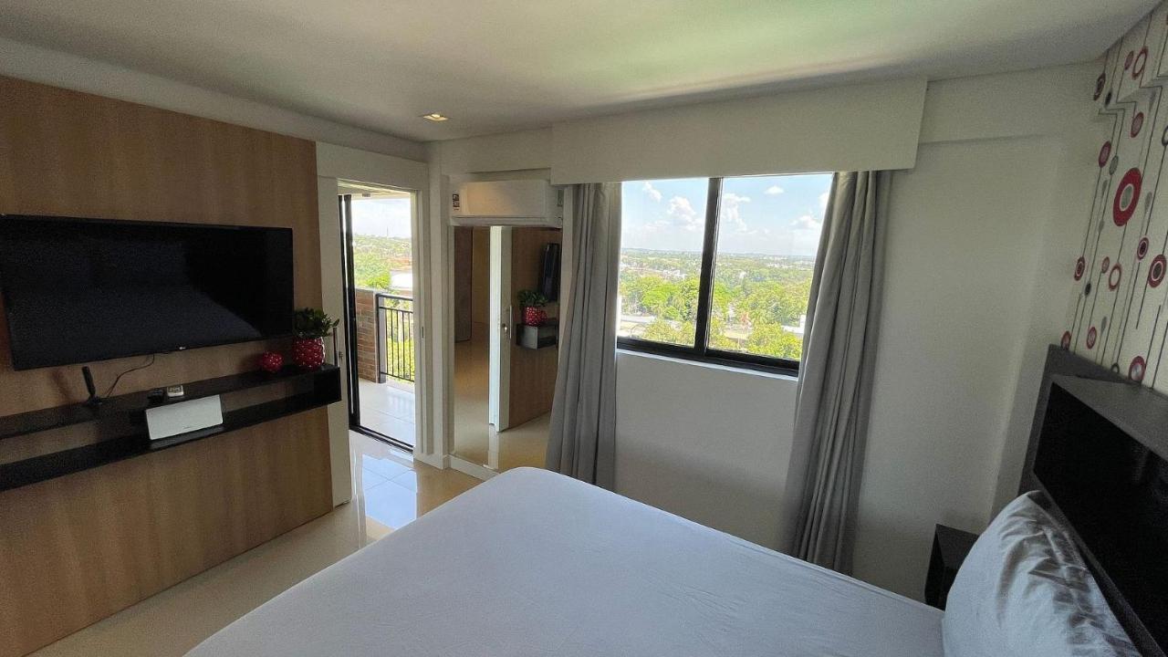 Appartamento Studio no Centro gastronômico de FOZ com vista para o rio Paraná Foz do Iguaçu Esterno foto